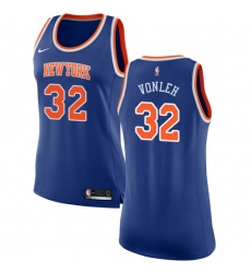 Women's Nike New York Knicks #32 Noah Vonleh Swingman Royal Blue NBA Jersey - Icon Edition