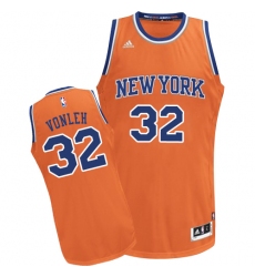 Youth Adidas New York Knicks #32 Noah Vonleh Swingman Orange Alternate NBA Jersey