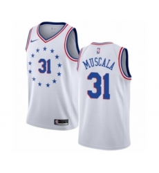 Youth Nike Philadelphia 76ers #31 Mike Muscala White Swingman Jersey - Earned Edition
