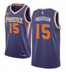 Women's Nike Phoenix Suns #15 Ryan Anderson Swingman Purple NBA Jersey - Icon Edition