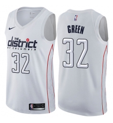 Women's Nike Washington Wizards #32 Jeff Green Swingman White NBA Jersey - City Edition
