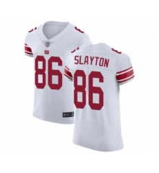 Men's New York Giants #86 Darius Slayton White Vapor Untouchable Elite Player Football Jersey
