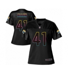 Women's Jacksonville Jaguars #41 Josh Allen Game Black Fashion Football Jersey