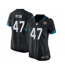 Women's Jacksonville Jaguars #47 Jake Ryan Game Black Team Color Football Jersey