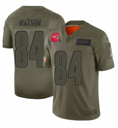 Men's New England Patriots #84 Benjamin Watson Limited Camo 2019 Salute to Service Football Jersey