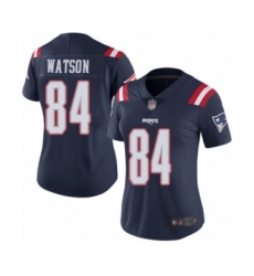 Women's New England Patriots #84 Benjamin Watson Limited Navy Blue Rush Vapor Untouchable Football Jersey