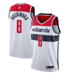 Men's Washington Wizards #8 Rui Hachimura Nike White 2020-21 Swingman Jersey