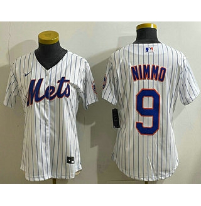 Women's Chicago Cubs #9 Miguel Amaya White Limited Jersey