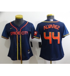 Youth Houston Astros #44 Yordan Alvarez Nike Navy 2022 City Connect Player Jersey
