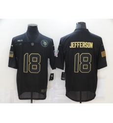 Men's Minnesota Vikings #18 Justin Jefferson Black Nike 2020 Salute To Service Limited Jersey Men's Minnesota Vikings #18 Justin Jefferson Black Nike 2020 Salute To Service Limited Jersey
