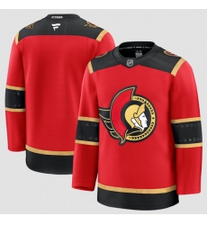 Men's Ottawa Senators Blank Red Alternate Stitched Hockey Jersey