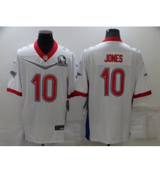 Men's New England Patriots #10 Mac Jones White Royal 2022 NFC Pro Bowl Limited Player Jersey Men's New England Patriots #10 Mac Jones White Royal 2022 NFC Pro Bowl Limited Player Jersey
