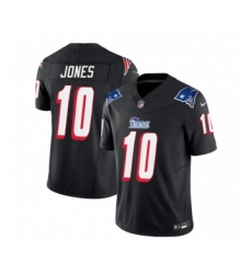 Men's Nike New England Patriots #10 Mac Jones Black 2023 F.U.S.E. Vapor Limited Football Stitched Jersey Men's Nike New England Patriots #10 Mac Jones Black 2023 F.U.S.E. Vapor Limited Football Stitched Jersey