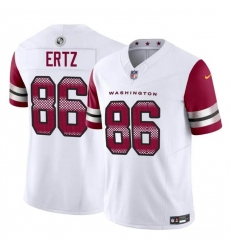 Men's Washington Commanders #86 Zach Ertz White 2023 F.U.S.E. Vapor Limited Football Stitched Jersey Men's Washington Commanders #86 Zach Ertz White 2023 F.U.S.E. Vapor Limited Football Stitched Jersey