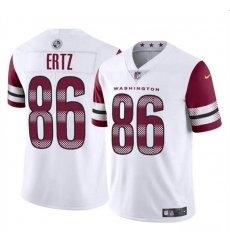 Youth Washington Commanders #86 Zach Ertz White Vapor Limited Stitched Football Jersey Youth Washington Commanders #86 Zach Ertz White Vapor Limited Stitched Football Jersey