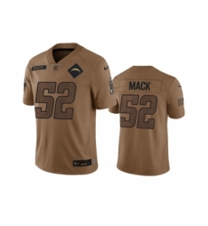 Men's Nike Los Angeles Chargers #52 Khalil Mack 2023 Brown Salute To Service Limited Football Stitched Jersey