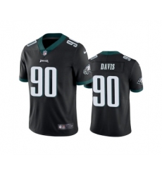 Men's Philadelphia Eagles #90 Jordan Davis Black Vapor Untouchable Limited Stitched Jersey