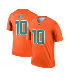 Men's Miami Dolphins #10 Tyreek Hill Orange Inverted Legend Stitched Football Jersey Men's Miami Dolphins #10 Tyreek Hill Orange Inverted Legend Stitched Football Jersey