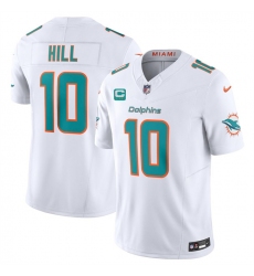 Men's Miami Dolphins #10 Tyreek Hill White F.U.S.E With 3-Star C Vapor Limited Stitched Football Jersey Men's Miami Dolphins #10 Tyreek Hill White F.U.S.E With 3-Star C Vapor Limited Stitched Football Jersey