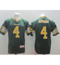 CFL Edmonton Eskimos #4 Adarius Bowman Green Jersey