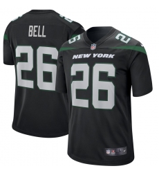 New York Jets #26 LeVeon Bell  Nike Game Jersey – Black