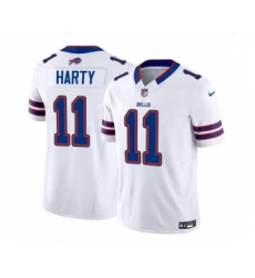Men's Nike Buffalo Bills #11 Deonte Harty White 2023 F.U.S.E. Vapor Untouchable Limited Football Stitched Jersey