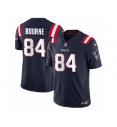 Men's Nike New England Patriots #84 Kendrick Bourne Navy 2023 F.U.S.E. Vapor Limited Football Stitched Jersey Men's Nike New England Patriots #84 Kendrick Bourne Navy 2023 F.U.S.E. Vapor Limited Football Stitched Jersey