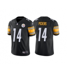 Men's Pittsburgh Steelers #14 George Pickens Black Vapor Untouchable Limited Stitched Jersey Men's Pittsburgh Steelers #14 George Pickens Black Vapor Untouchable Limited Stitched Jersey