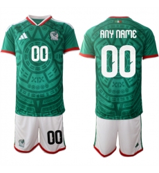 Men's Mexico Custom Green 2025-26 Home Soccer Jersey Suit