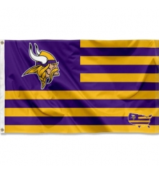 2Pcs Industries NFL Football Bold 3' x 5' Banner Flag Single Sided - Indoor or Outdoor