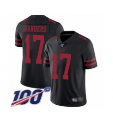 Youth San Francisco 49ers #17 Emmanuel Sanders Black Vapor Untouchable Limited Player 100th Season Football Jersey