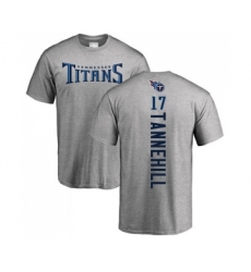 Football Tennessee Titans #17 Ryan Tannehill Ash Backer T-Shirt