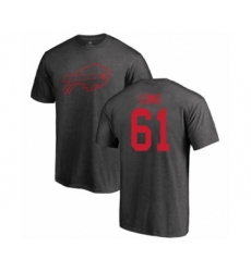 Football Buffalo Bills #61 Spencer Long Ash One Color T-Shirt