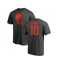Football Cleveland Browns #10 Jaelen Strong Ash One Color T-Shirt