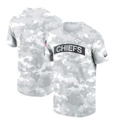 Men's Kansas City Chiefs 2024 Arctic Camo Salute To Service Performance T-Shirt