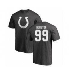 Football Indianapolis Colts #99 Justin Houston Ash One Color T-Shirt