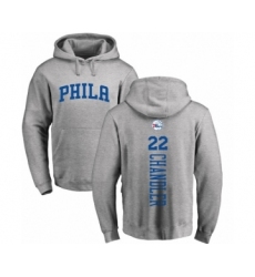NBA Nike Philadelphia 76ers #22 Wilson Chandler Ash Backer Pullover Hoodie