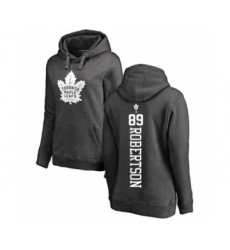 Hockey Women's Toronto Maple Leafs #89 Nicholas Robertson Royal Blue Backer Pullover Hoodie