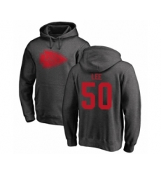 Football Kansas City Chiefs #50 Darron Lee Ash One Color Pullover Hoodie