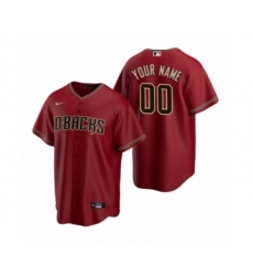 Arizona Diamondbacks Custom Nike Red Replica Alternate Jersey