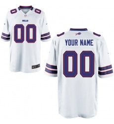 Nike Men's Buffalo Bills Customized Game White Jersey