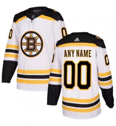 Men's Boston Bruins adidas White Authentic Custom Jerse