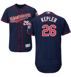Men's Majestic Minnesota Twins #26 Max Kepler Navy Blue Flexbase Authentic Collection MLB Jersey