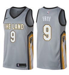 Youth Nike Cleveland Cavaliers #9 Channing Frye Swingman Gray NBA Jersey - City Edition