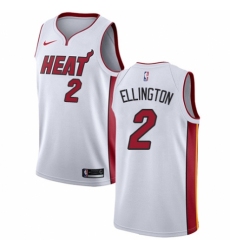 Men's Nike Miami Heat #2 Wayne Ellington Swingman NBA Jersey - Association Edition