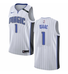 Men's Nike Orlando Magic #1 Jonathan Isaac Authentic NBA Jersey - Association Edition