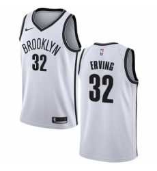 Women's Nike Brooklyn Nets #32 Julius Erving Swingman White NBA Jersey - Association Edition