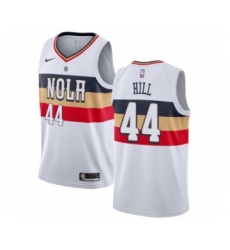 Youth Nike New Orleans Pelicans #44 Solomon Hill White Swingman Jersey - Earned Edition