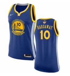 Women's Nike Golden State Warriors #10 Tim Hardaway Swingman Royal Blue Road 2018 NBA Finals Bound NBA Jersey - Icon Edition