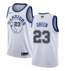 Youth Nike Golden State Warriors #23 Draymond Green Swingman White Hardwood Classics 2018 NBA Finals Bound NBA Jersey
